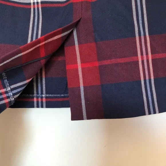 TOMMY HILFIGER Red Plaid Pencil Skirt - Picture 4 of 7